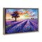 Stupell Industries Lavender Field Landscape Sunset Floating Frame By Leon Devenice